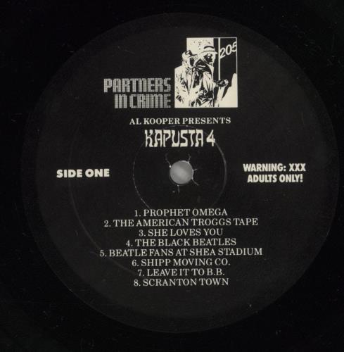 Al Kooper The Fourth Annual Kapusta Kristmas Album vinyl LP album (LP record) US ALKLPTH882807