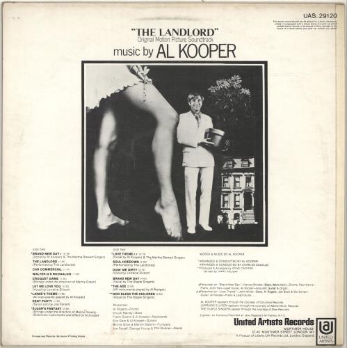 Al Kooper The Landlord vinyl LP album (LP record) UK ALKLPTH697436