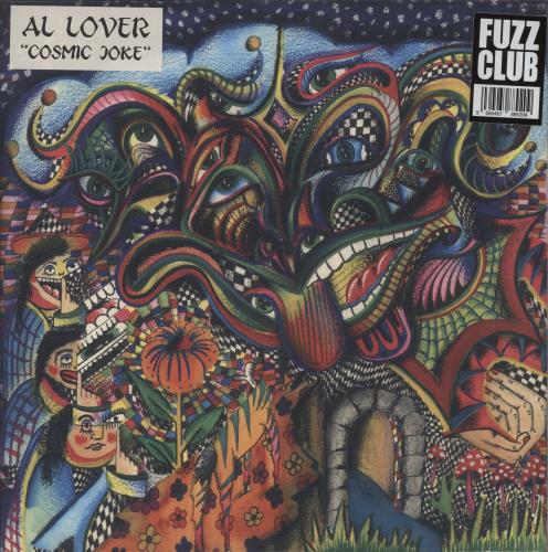 Al Lover Cosmic Joke - Red And Blue Swirl vinyl LP album (LP record) UK A99LPCO872441