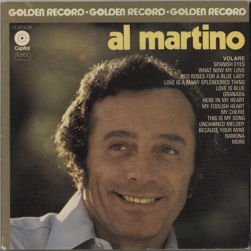 Al Martino Golden Record vinyl LP album (LP record) Belgian A/MLPGO656045