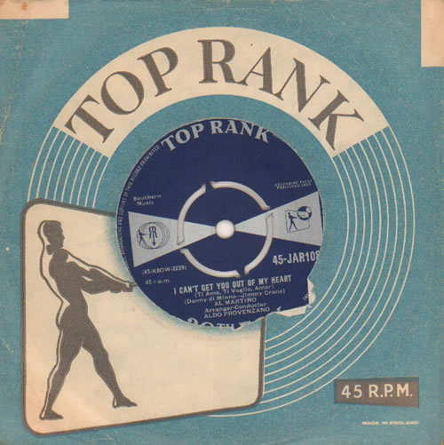 Al Martino I Can't Get You Out Of My Heart 7" vinyl single (7 inch record / 45) UK A/M07IC642350