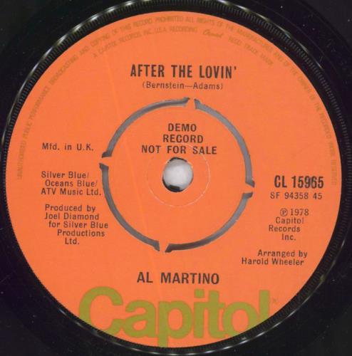 Al Martino The Next Hundred Years 7" vinyl single (7 inch record / 45) UK A/M07TH828178