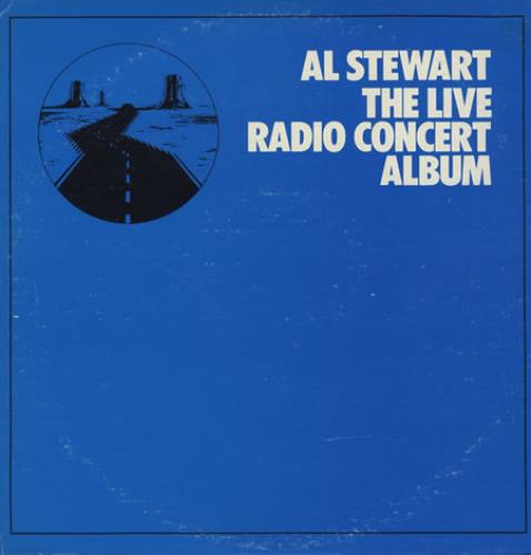 Al Stewart The Live Radio Concert Album vinyl LP album (LP record) US ALSLPTH180888