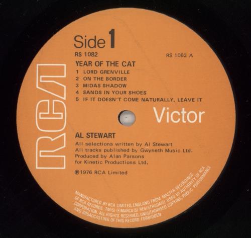 Al Stewart Year Of The Cat - 1st - EX vinyl LP album (LP record) UK ALSLPYE864654