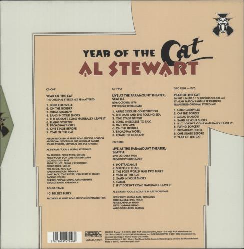Al Stewart Year Of The Cat - 45th Anniversary Edition CD Album Box Set UK ALSDXYE884858