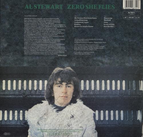 Al Stewart Zero She Flies vinyl LP album (LP record) UK ALSLPZE459172