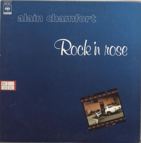 Alain Chamfort Rock'n Rose vinyl LP album (LP record) Japanese A/CLPRO736080