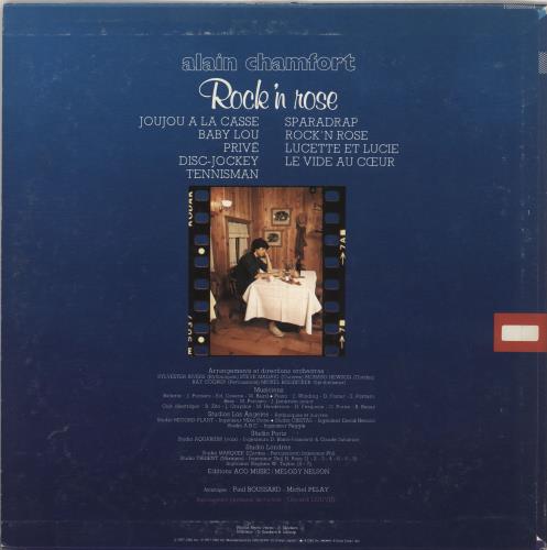 Alain Chamfort Rock'n Rose vinyl LP album (LP record) Japanese A/CLPRO736080