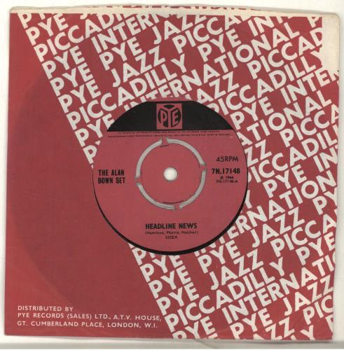 Alan Bown Headline News - EX 7" vinyl single (7 inch record / 45) UK NBW07HE697395