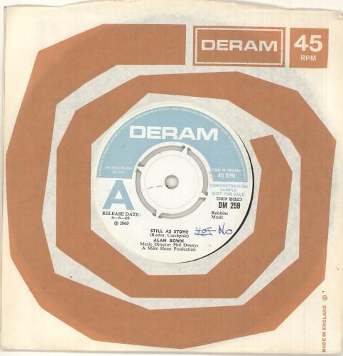 Alan Bown Still As Stone - A Label 7" vinyl single (7 inch record / 45) UK NBW07ST745304