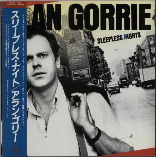 Alan Gorrie Sleepless Nights + Obi vinyl LP album (LP record) Japanese IMKLPSL649031