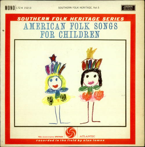 Alan Lomax American Folk Songs For Children - Southern Folk Heritage V5 vinyl LP album (LP record) UK A2QLPAM528444