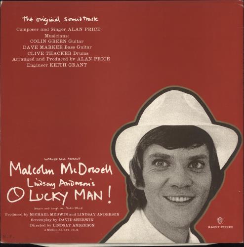 Alan Price O Lucky Man ! - Burbank Label vinyl LP album (LP record) UK A-PLPOL700114