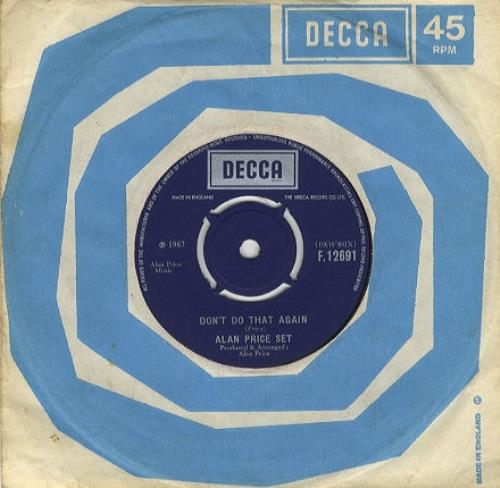 Alan Price Shame 7" vinyl single (7 inch record / 45) UK A-P07SH239722