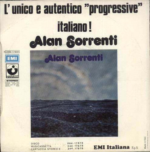 Alan Sorrenti Una Luce Si Accende 7" vinyl single (7 inch record / 45) Italian AXS07UN875883