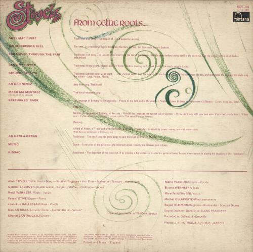 Alan Stivell From Celtic Roots vinyl LP album (LP record) UK ASVLPFR257659