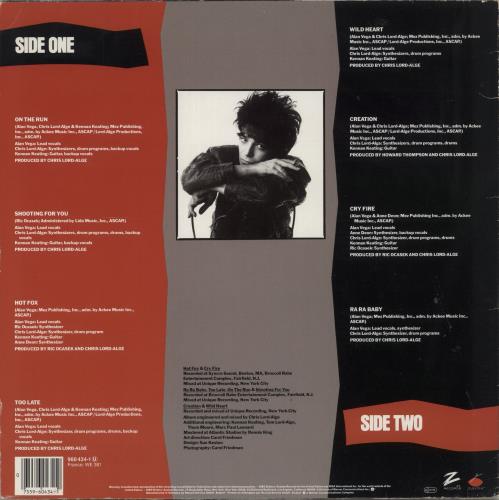 Alan Vega Just A Million Dreams vinyl LP album (LP record) US AVGLPJU868027