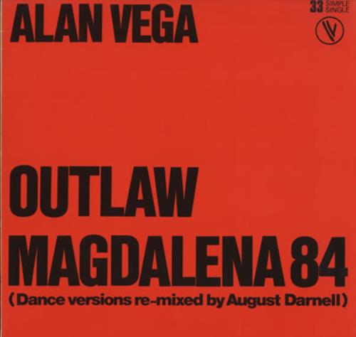 Alan Vega Outlaw 12" vinyl single (12 inch record / Maxi-single) French AVG12OU375402