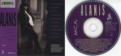 Alanis Morissette Alanis CD album (CDLP) Canadian ANSCDAL225654
