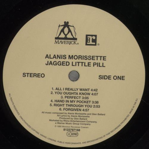 Alanis Morissette Jagged Little Pill - 180gm vinyl LP album (LP record) UK ANSLPJA576454