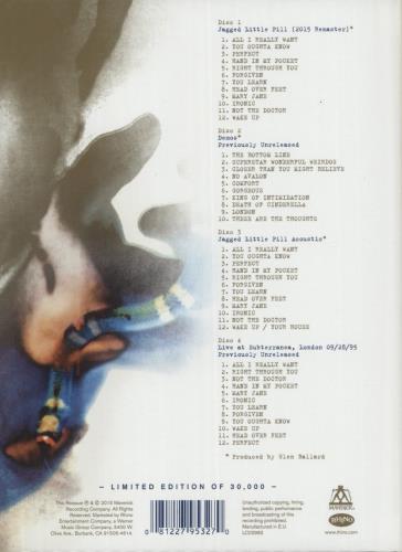 Alanis Morissette Jagged Little Pill - Deluxe Edition 4-CD album set UK ANS4CJA734871