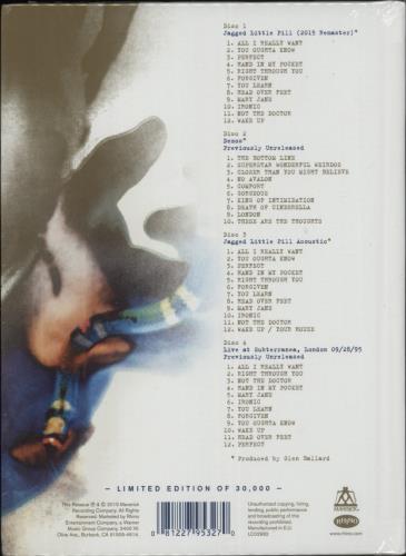 Alanis Morissette Jagged Little Pill - Sealed Deluxe Edition + Notepad 4-CD album set UK ANS4CJA879682