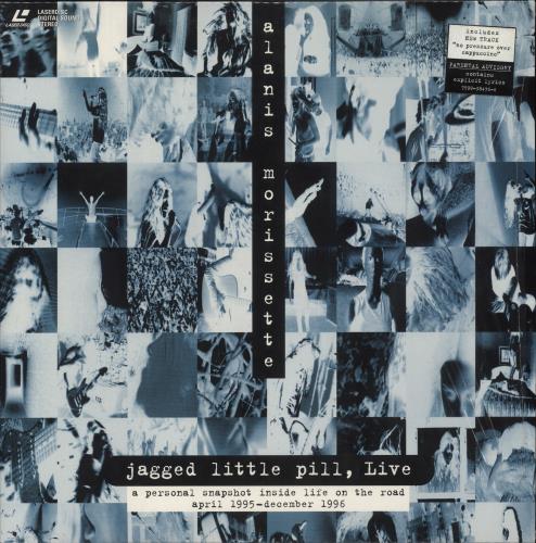 Alanis Morissette Jagged Little Pill Live laserdisc / lazerdisc German ANSLZJA874085