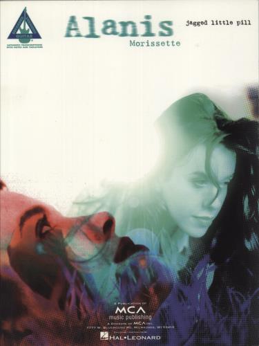 Alanis Morissette Jagged Little Pill Songbook book UK ANSBKJA877361