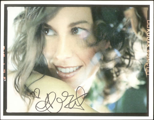 Alanis Morissette So-Called Chaos - Autographed photograph US ANSPHSO531336