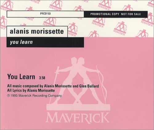 Alanis Morissette You Learn CD single (CD5 / 5") German ANSC5YO76978