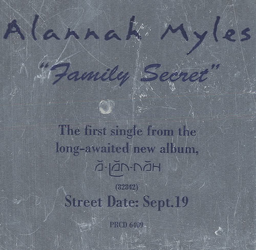 Alannah Myles Family Secret CD single (CD5 / 5") US ALNC5FA464330