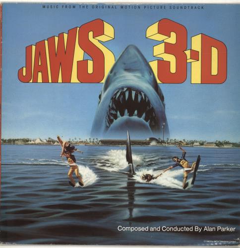 Alan Parker Jaws 3-D vinyl LP album (LP record) UK 8APLPJA692997