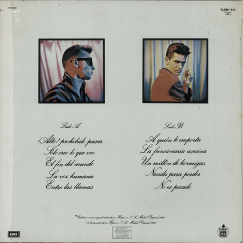 Alaska Y Dinarama No Es Pecado vinyl LP album (LP record) Mexican AYDLPNO603446