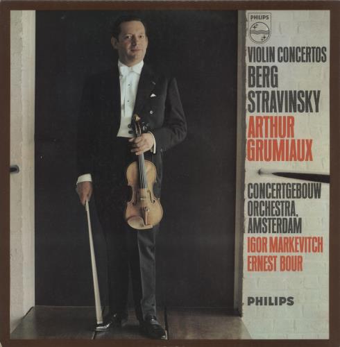 Alban Berg Violin Concertos vinyl LP album (LP record) UK A5ZLPVI869872