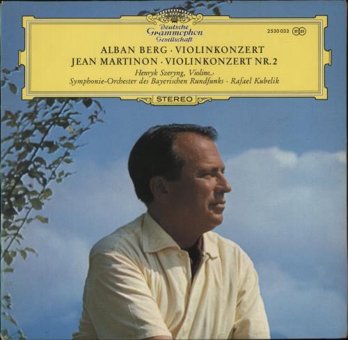 Alban Berg Violin Concertos vinyl LP album (LP record) German A5ZLPVI870712