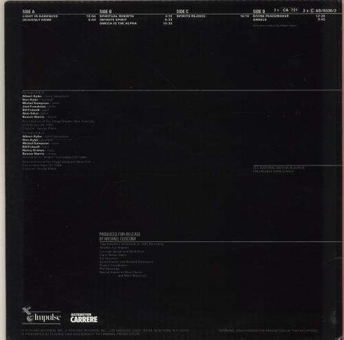 Albert Ayler The Village Concerts 2-LP vinyl record set (Double LP Album) French AYL2LTH704927