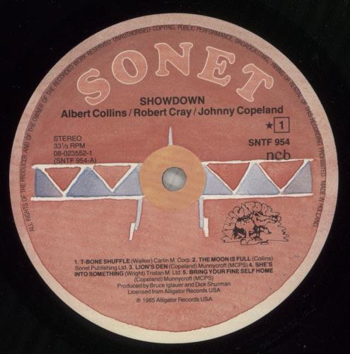Albert Collins Showdown! vinyl LP album (LP record) Dutch ACZLPSH256583