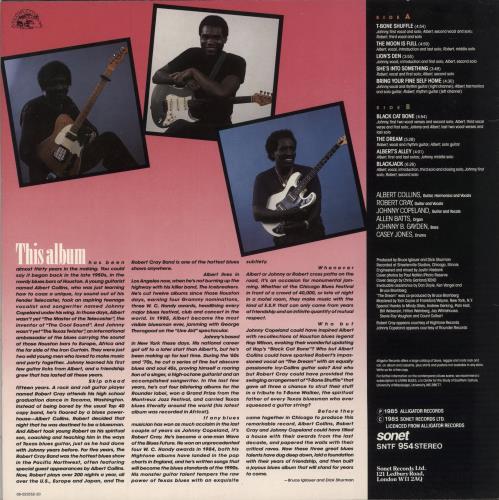 Albert Collins Showdown! vinyl LP album (LP record) Dutch ACZLPSH256583