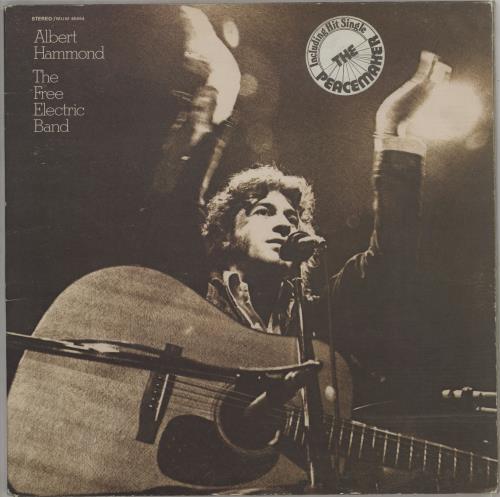Albert Hammond The Free Electric Band - hype sticker vinyl LP album (LP record) UK ALHLPTH713342