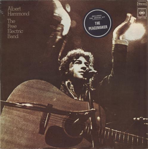 Albert Hammond The Free Electric Band - hype sticker vinyl LP album (LP record) South African ALHLPTH789061