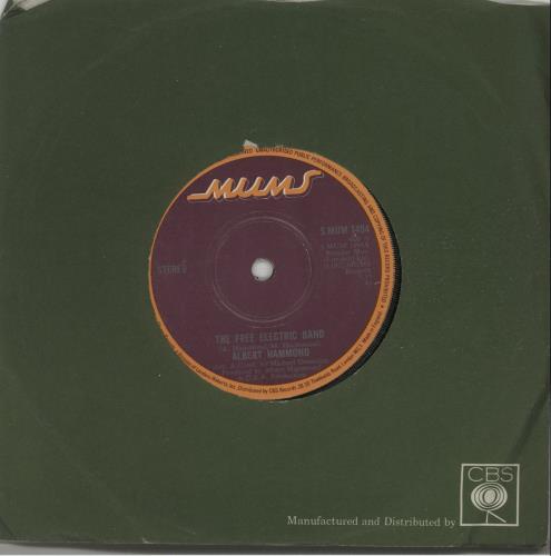 Albert Hammond The Free Electric Band - solid 7" vinyl single (7 inch record / 45) UK ALH07TH643601