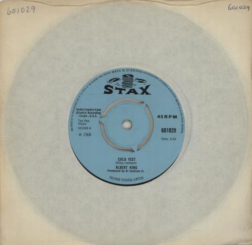 Albert King Cold Feet 7" vinyl single (7 inch record / 45) UK ATK07CO683644