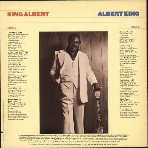 Albert King King Albert vinyl LP album (LP record) US ATKLPKI338058