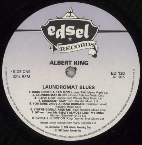 Albert King Laundromat Blues vinyl LP album (LP record) UK ATKLPLA338021