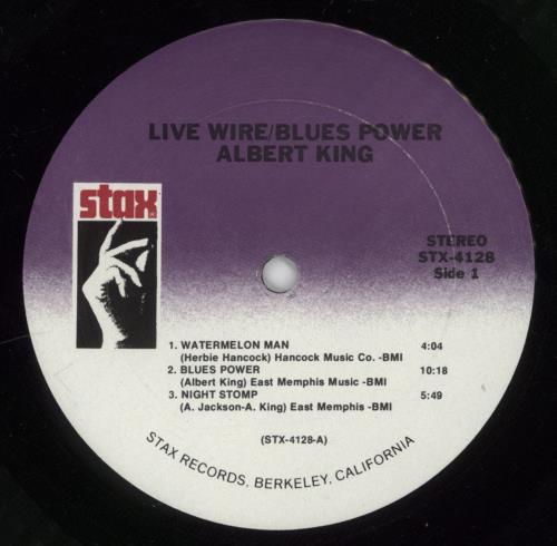 Albert King Live Wire/Blues Power vinyl LP album (LP record) US ATKLPLI890997