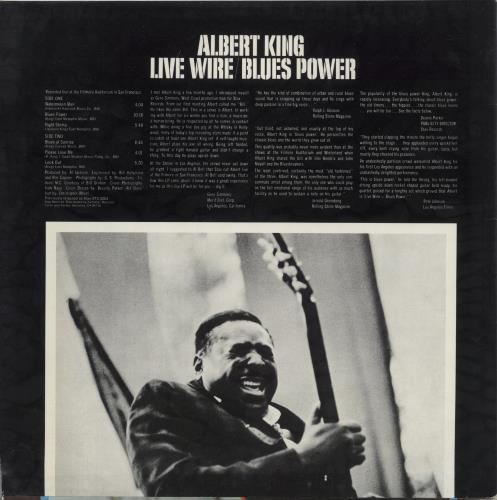 Albert King Live Wire/Blues Power vinyl LP album (LP record) US ATKLPLI890997