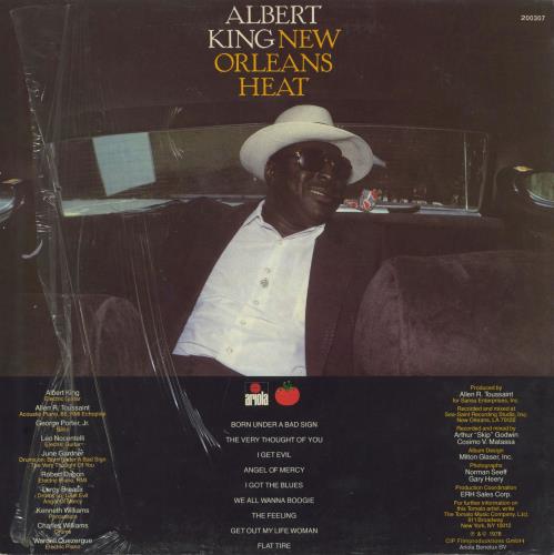 Albert King New Orleans Heat - Shrink vinyl LP album (LP record) Dutch ATKLPNE794816