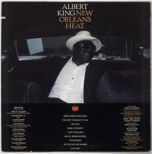 Albert King New Orleans Heat vinyl LP album (LP record) US ATKLPNE497742