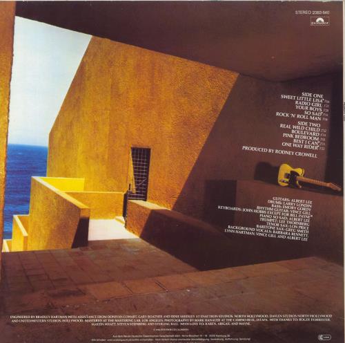 Albert Lee Albert Lee vinyl LP album (LP record) German AL-LPAL803705