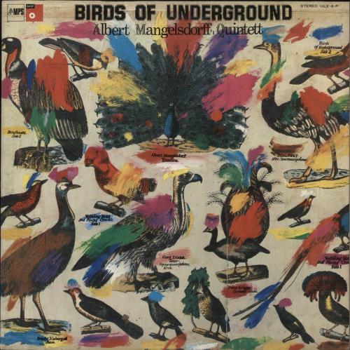Albert Mangelsdorff Birds Of Underground vinyl LP album (LP record) Japanese A2MLPBI873640